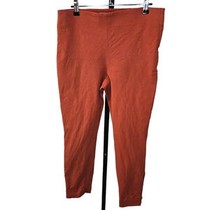 COS Womens Zip Bottom Stretch Pants Orange Size  10